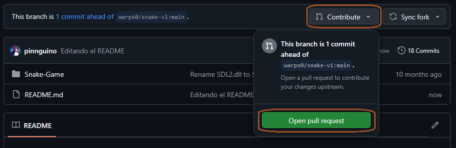 Pull request